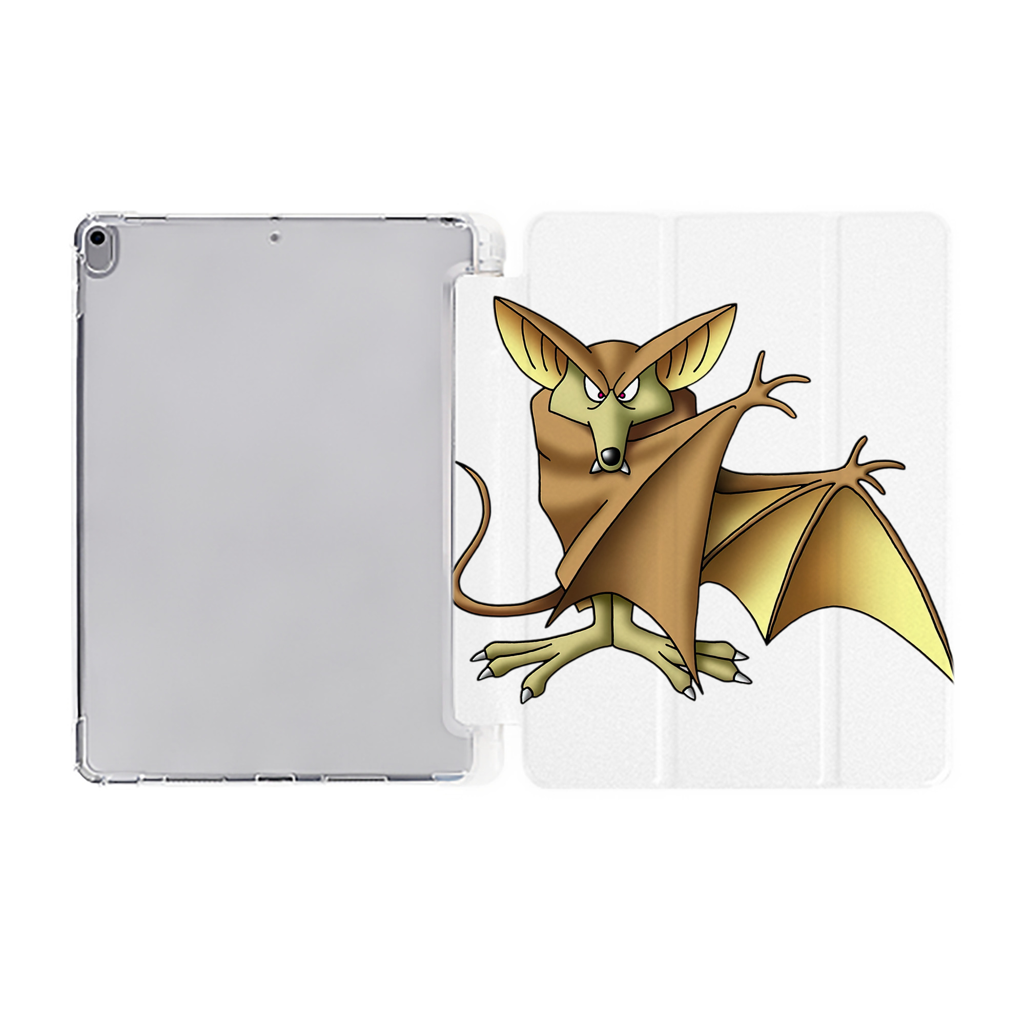 （画像用） ドラゴンクエスト Doragon Kuesuto Dragon Quest IPad ケース ペン収納付き 三つ折りスタンド PUレザー×シリコン 対応機種9.5/10.5/10.9インチ